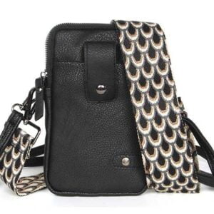 Schouder - / Telefoontasje | Met extra schouderband | Oviedo New | Zwart