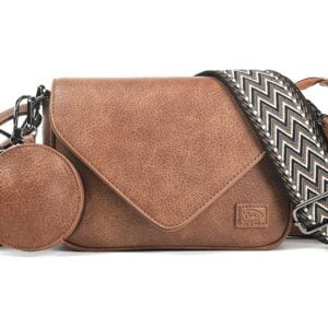 Schoudertas  - Dark Camel - Lazio