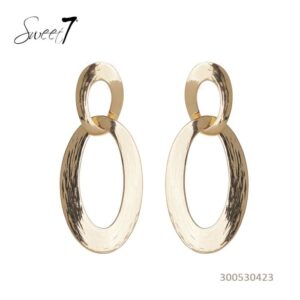 Sweet 7 Oorbellen -  Goud ovaal