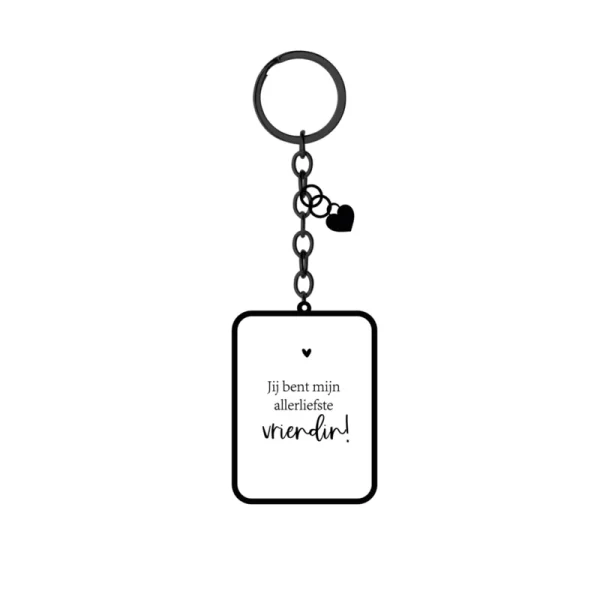 Sleutelhanger - Allerliefste vriendin
