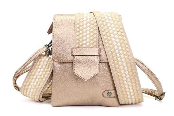 Crossbody  -/ Schoudertasje - Brons - Nancy Metz