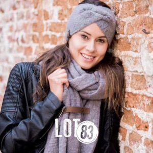 Lot83Sjaal - Grijs - Fem