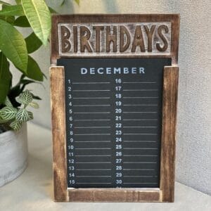 Houten kalenders